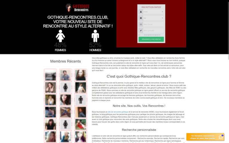 Rencontre Gothique Club Avis